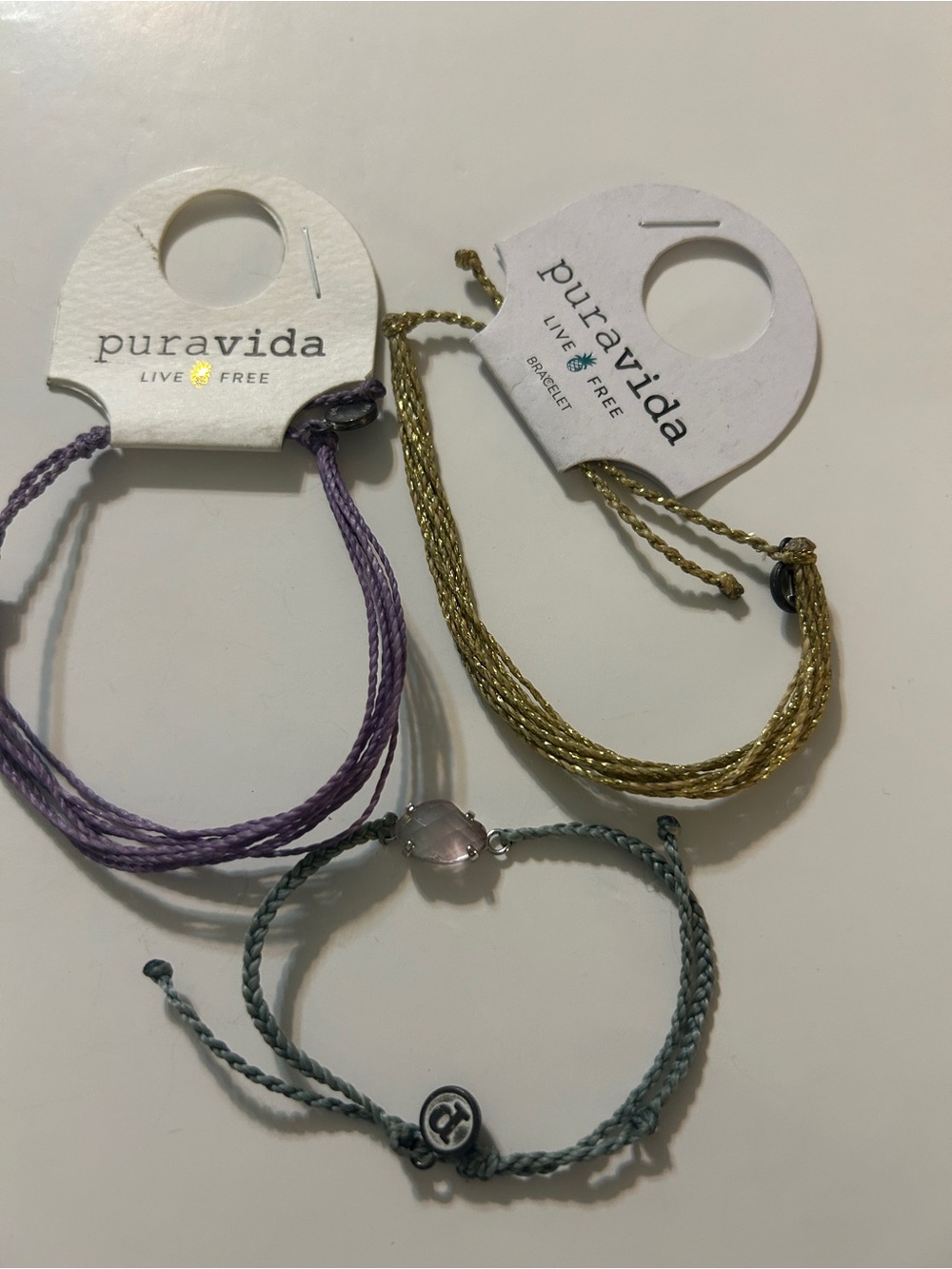 Pura Vida Bracelet Lot Bundle Stack Set of 3 NWT